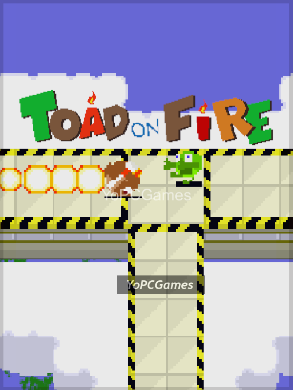 toad on fire poster