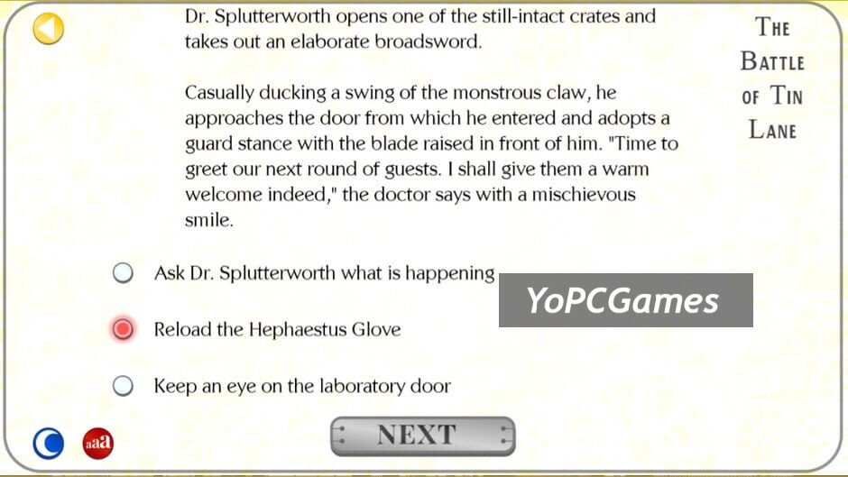 victoriana - steampunk text adventure screenshot 4