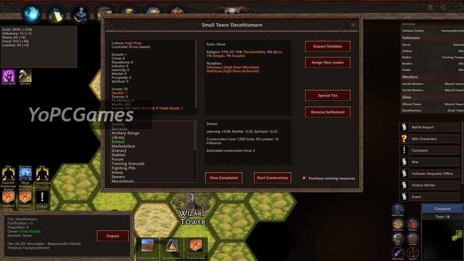 wizards and warlords screenshot 1