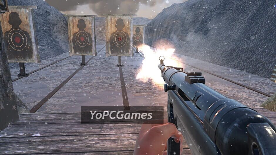world war 2 winter gun range vr simulator screenshot 2